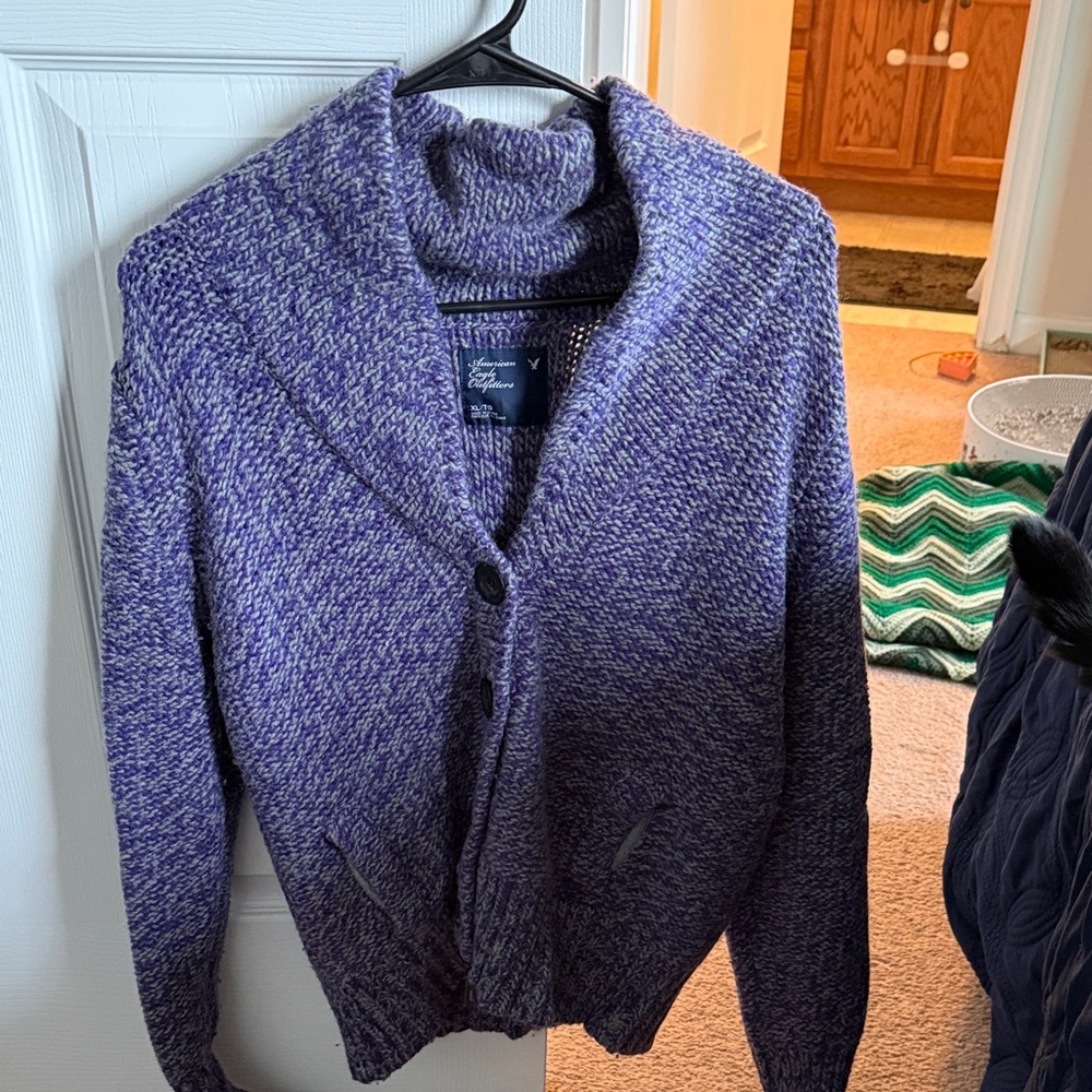 Purple American Eagle Women's Sweater